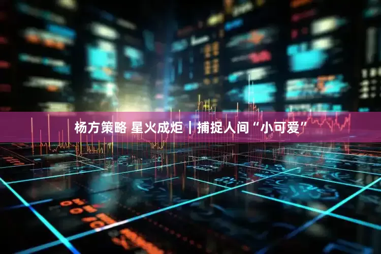 杨方策略 星火成炬｜捕捉人间“小可爱”