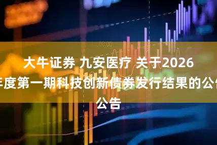 大牛证券 九安医疗 关于2026年度第一期科技创新债券发行结果的公告